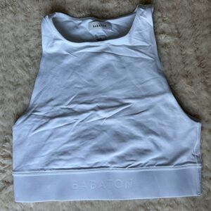 Babaton White Crop Top